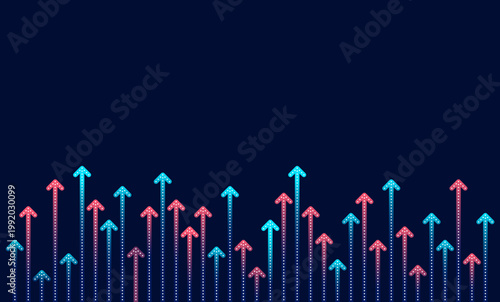 Abstract arrow direction. Technology background. High speed. Hi-tech