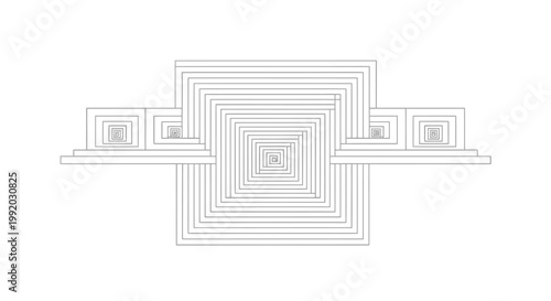 Geometric Pattern Design Elements Lines.