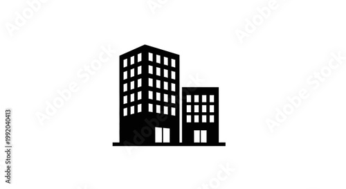 Modern City Buildings Office Towers.