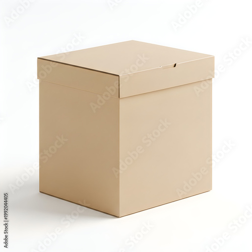 A neatly folded beige paper towel roll with textured surface