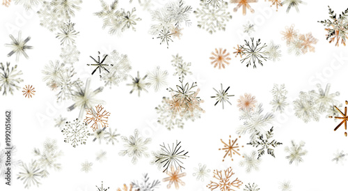 Abstract snowflake pattern ...