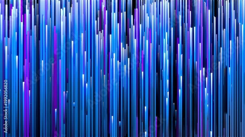 Futuristic Neon Light Lines Loop