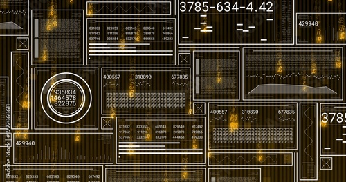 Showing display filling center on brown pinstripe console, with circular gauge, panels, currency