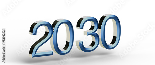 3D render of the year 2030 ...