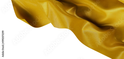 Luxurious golden silk fabric background, perfect for adding elegance, glamour, and sophistication to your designs. Ideal