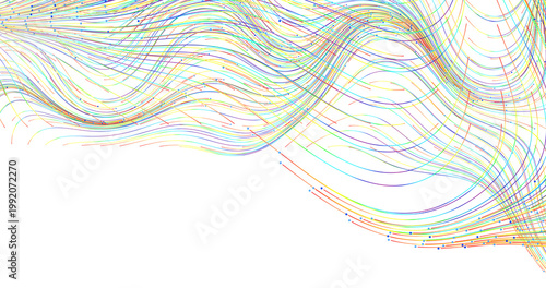 Abstract artwork featuring ...