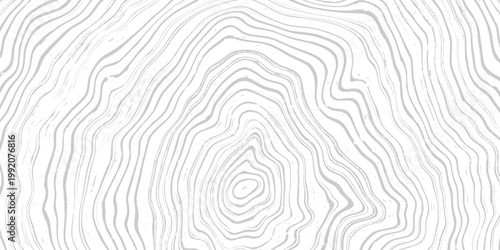 Log cut, wood texture, tree rings pattern, shades of gray, rough vector background