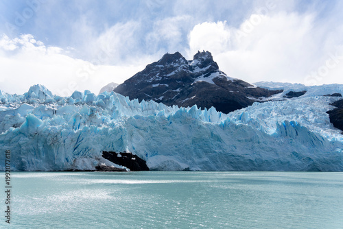 Spegazzini glacier Los Glaciares National Park Austral Andes in Argentina, in the south west of Santa Cruz on the border with Chile.  