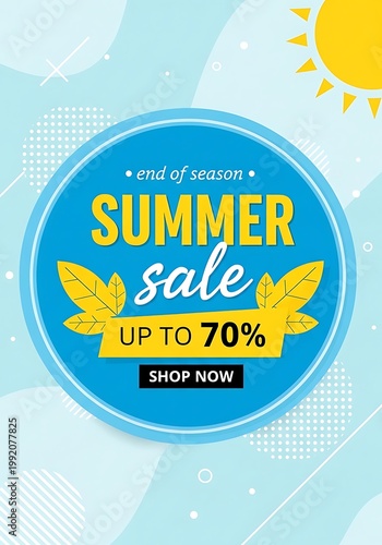 End of season summer sale up to seventy percent off