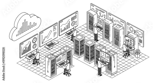 An artistic architect's blueprint drawing of a modern house construction project featuring a 3d vector illustration design within an urban city street frame