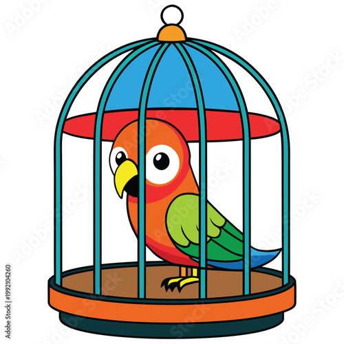 bird in cage