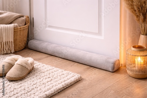 Door Draft Stopper for Winter Insulation