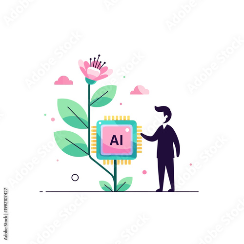 AI growing Like Plant