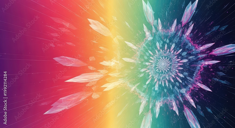 Obraz premium A compelling visual representation of endless conceptual space, suggesting boundless scope, perpetual movement, and profound universal distance, outlook, expansion, conceptual