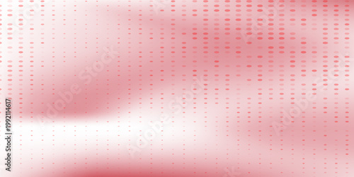 Red Abstract dotted light blue background with sheer waves. Halftone pattern illustration on white blie steel  neutral good simple