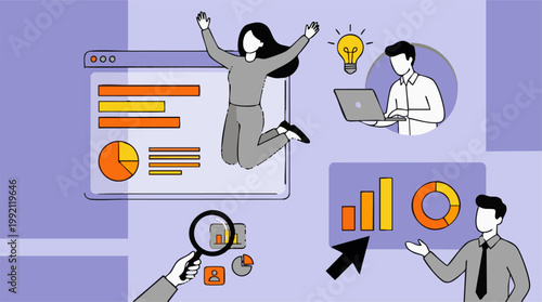 Business Analytics and Digital Marketing Strategy with Teamwork and Innovation