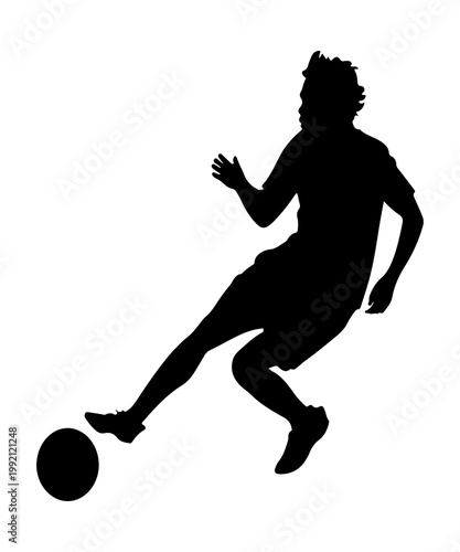 football player silhouette vector