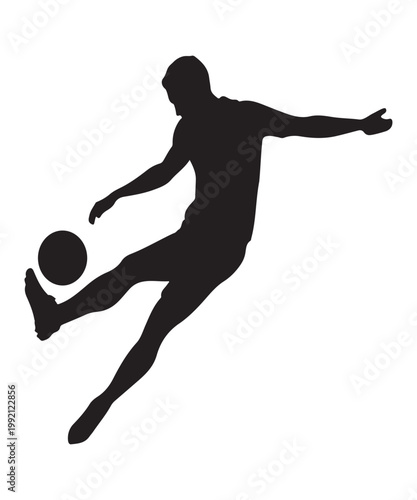 football player silhouette vector