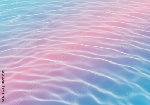Abstract pastel blue and pink background of soft focus tranquil water ripples and light reflections, creating a peaceful, calming backdrop, relaxation, blurred, backdrop