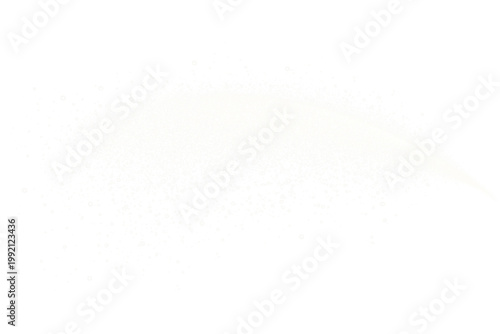 Silver Glitter Light Trail Overlay Element. On Transparent Background