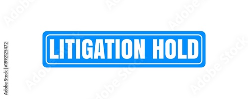 Litigation Hold Stamp for Legal Case Preservation and Compliance