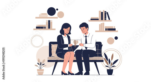 Couple Holding Heart Symbol, Love Relationship, Commitment, Valentine's Day