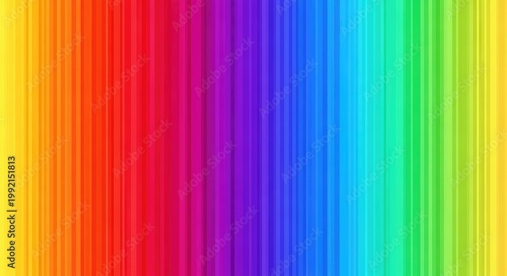 Obraz premium Vibrant vertical lines of rainbow colors create a textured background