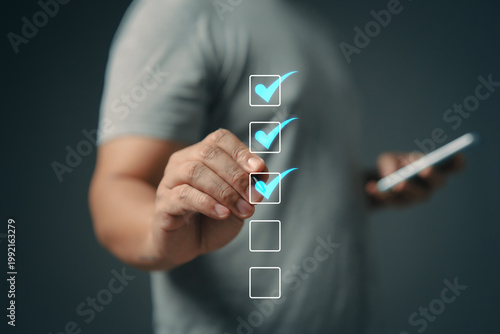 Reviewing and completing online survey forms document management system Assessment form, questionnaire, checklist and clipboard management Quality control...