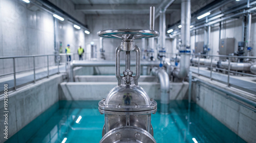 Industrial Water Treatment Valve Mechanism.