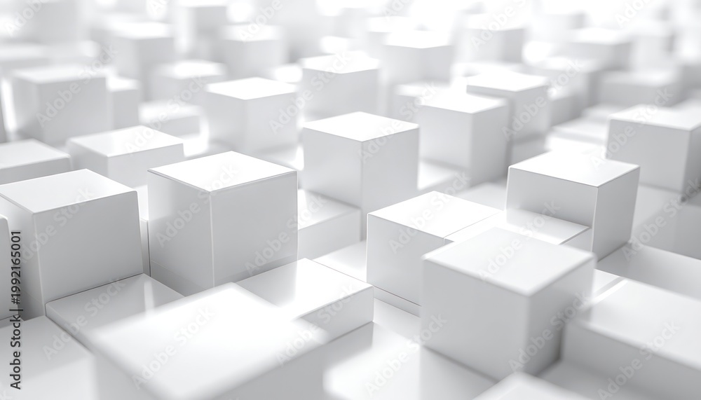 Obraz premium A boundless expanse of geometric forms