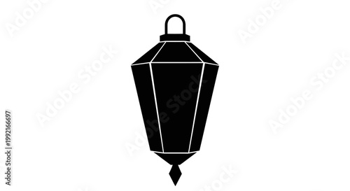 Black Lantern Hanging Decoration Light.