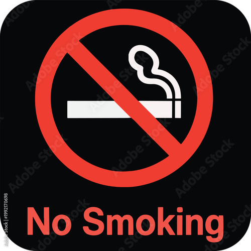 Red circle with crossed cigarette and dollar sign, no smoking symbol