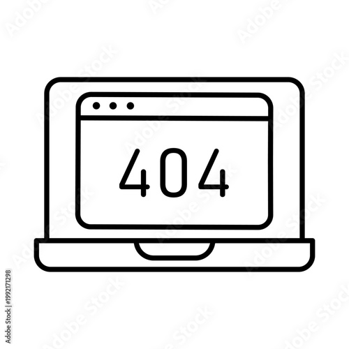 Laptop icon vector. System administrator illustration sign. pc symbol. Devops logo.  