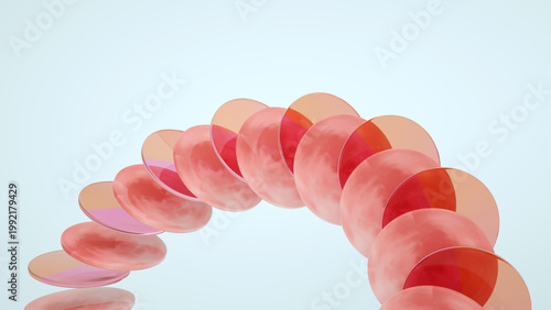 3d render technology, data transfer, database, LLM, large language model concept. Abstract background