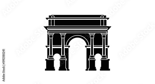 Gateway Arch Monument Structure.