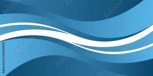Blue curve line vector background overlap layer paper on white space for text and message design, modern design