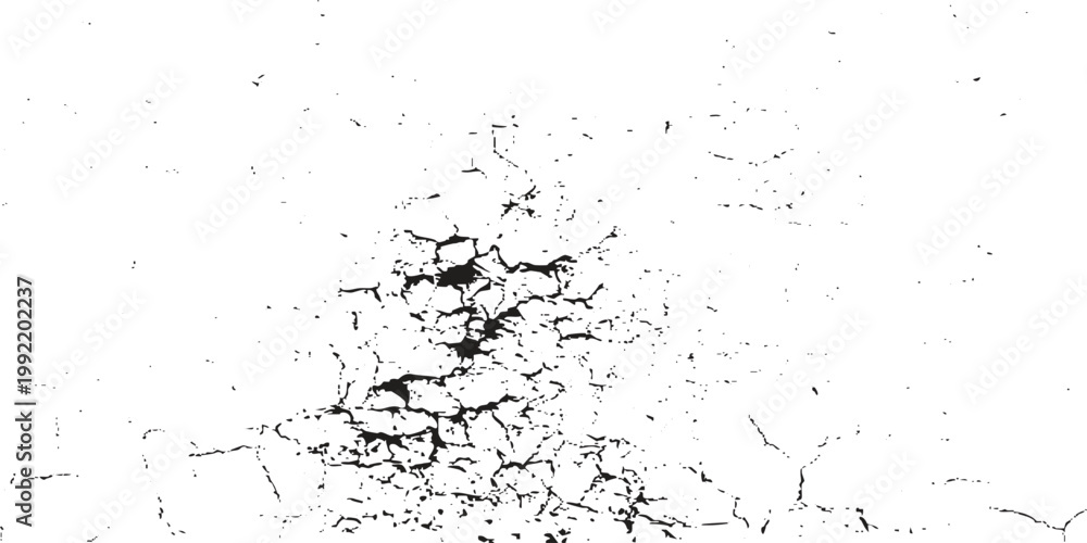 Naklejka premium Black and white grunge texture background with distressed weathered effect and grainy surface details.Eps 10