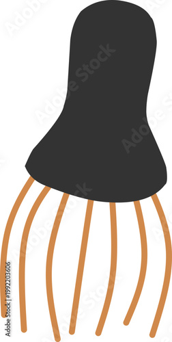 Japanese Matcha and Green Tea Ceremony Decoration Illustration