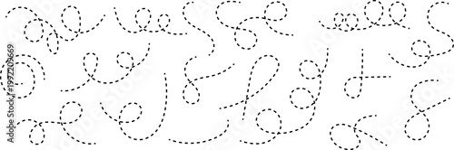 Fotografía Hand drawn squiggle line