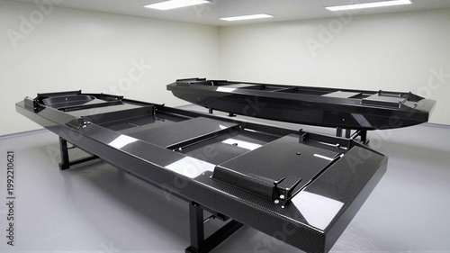 Polished Carbon Fiber Compnents