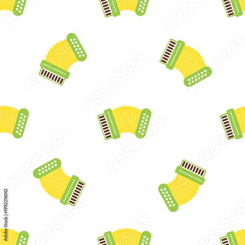 Accordion music pattern for Sao Joao festival celebration