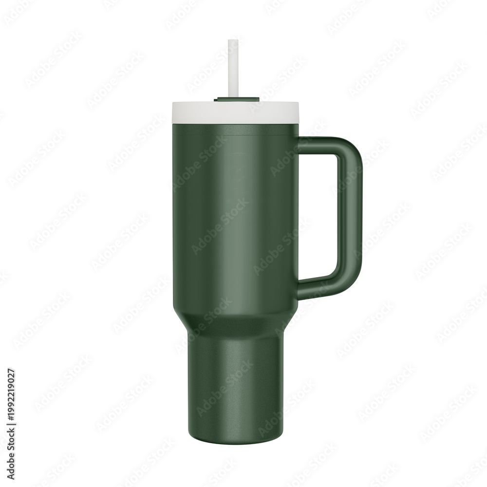 Obraz premium Premium Stainless Steel Water Tumbler Mockup