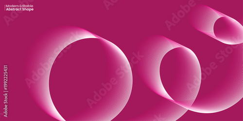 Abstract pink swirls a modern digital art composition