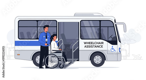 Wheelchair Assistance Bus at Airport: Helping Passengers with Disabilities Travel