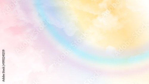 Minimalist pastel sky background with subtle white cloud texture