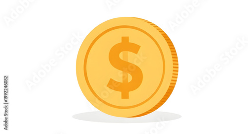 coin, gold, dollar, money, currency, wealth, finance, cash, symbol, banking, economy, payment, value, shiny, round, icon, design