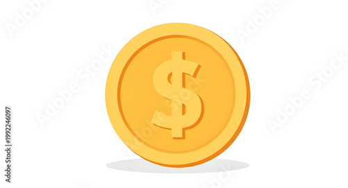 coin, gold, dollar, money, currency, wealth, finance, cash, symbol, banking, economy, payment, value, shiny, round, icon, design