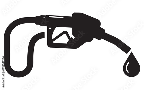 WebFuel Pump Nozzle Icon Set – Outline and Solid Vector Symbols for Gas Station, Petrol Dispenser and Energy Design
