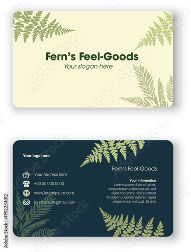 set of vector banners with leaves
