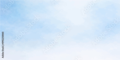 A beautiful blue sky with fluffy white clouds on a bright sunny day creates a clear nature cloudscape and a peaceful summer atmosphere filled with light
